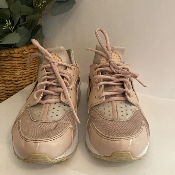 Nike Air Huarache Particle Pink Run SD Women’s 8 lace up tennis shoes sneakers - Picture 2 of 14